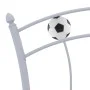 Estructura de cama con diseño de fútbol metal gris 90x200 cm de vidaXL, Camas y somieres - Ref: Foro24-324746, Precio: 101,26...