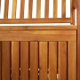 Banco de almacenaje madera maciza de acacia 170 cm en Bancos de jardín | Comprar online en Foru.es