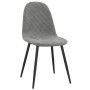 Sillas de comedor 2 unidades terciopelo gris claro de vidaXL, Sillas de comedor - Ref: Foro24-325646, Precio: 104,47 €, Descu...