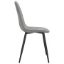 Sillas de comedor 2 unidades terciopelo gris claro de vidaXL, Sillas de comedor - Ref: Foro24-325646, Precio: 104,47 €, Descu...