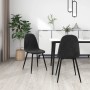 Sillas de comedor 2 unidades terciopelo negro de vidaXL, Sillas de comedor - Ref: Foro24-325652, Precio: 129,32 €, Descuento: %