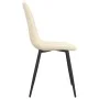 Dining chairs 2 units cream white velvet by vidaXL, dining chairs - Ref: Foro24-325655, Price: 126,70 €, Discount: %