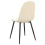 Dining chairs 2 units cream white velvet by vidaXL, dining chairs - Ref: Foro24-325655, Price: 126,70 €, Discount: %