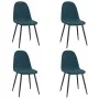 Esszimmerstühle 4 Einheiten aus blauem Samt von vidaXL, Essstühle - Ref: Foro24-325656, Preis: 206,45 €, Rabatt: %