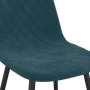 Esszimmerstühle 4 Einheiten aus blauem Samt von vidaXL, Essstühle - Ref: Foro24-325656, Preis: 206,45 €, Rabatt: %