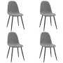 Sillas de comedor 4 unidades terciopelo gris claro de vidaXL, Sillas de comedor - Ref: Foro24-325657, Precio: 178,74 €, Descu...