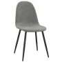 Sillas de comedor 4 unidades terciopelo gris claro de vidaXL, Sillas de comedor - Ref: Foro24-325657, Precio: 178,74 €, Descu...