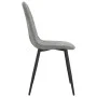 Sillas de comedor 4 unidades terciopelo gris claro de vidaXL, Sillas de comedor - Ref: Foro24-325657, Precio: 178,74 €, Descu...