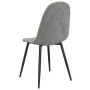 Sillas de comedor 4 unidades terciopelo gris claro de vidaXL, Sillas de comedor - Ref: Foro24-325657, Precio: 178,74 €, Descu...