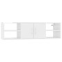 Estantería pared madera contrachapada blanco brillo 102x30x29cm de vidaXL, Estantes y estanterías - Ref: Foro24-806262, Preci...