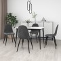 Sillas de comedor 4 unidades terciopelo gris oscuro de vidaXL, Sillas de comedor - Ref: Foro24-325658, Precio: 205,47 €, Desc...