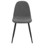 Dining chairs 4 units dark gray velvet by vidaXL, dining chairs - Ref: Foro24-325658, Price: 201,40 €, Discount: %