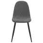 Sillas de comedor 4 unidades terciopelo gris oscuro de vidaXL, Sillas de comedor - Ref: Foro24-325658, Precio: 205,47 €, Desc...