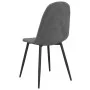 Esszimmerstühle 4 Einheiten aus dunkelgrauem Samt von vidaXL, Essstühle - Ref: Foro24-325658, Preis: 201,40 €, Rabatt: %