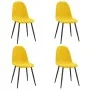 Esszimmerstühle 4 Stück senfgelber Samt von vidaXL, Essstühle - Ref: Foro24-325664, Preis: 182,48 €, Rabatt: %