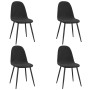 Sillas de comedor 4 unidades terciopelo negro de vidaXL, Sillas de comedor - Ref: Foro24-325663, Precio: 194,08 €, Descuento: %