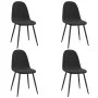 Sillas de comedor 4 unidades terciopelo negro de vidaXL, Sillas de comedor - Ref: Foro24-325663, Precio: 189,33 €, Descuento: %