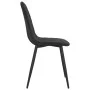 Sillas de comedor 4 unidades terciopelo negro de vidaXL, Sillas de comedor - Ref: Foro24-325663, Precio: 189,33 €, Descuento: %