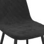 Esszimmerstühle 4 Einheiten aus schwarzem Samt von vidaXL, Essstühle - Ref: Foro24-325663, Preis: 189,33 €, Rabatt: %