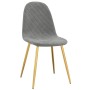 Sillas de comedor 2 unidades terciopelo gris claro de vidaXL, Sillas de comedor - Ref: Foro24-325668, Precio: 135,05 €, Descu...