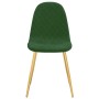 Sillas de comedor 2 unidades terciopelo verde oscuro de vidaXL, Sillas de comedor - Ref: Foro24-325670, Precio: 135,05 €, Des...