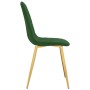 Sillas de comedor 2 unidades terciopelo verde oscuro de vidaXL, Sillas de comedor - Ref: Foro24-325670, Precio: 135,05 €, Des...