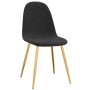 Sillas de comedor 2 unidades terciopelo negro de vidaXL, Sillas de comedor - Ref: Foro24-325674, Precio: 139,65 €, Descuento: %