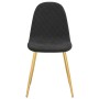 Sillas de comedor 2 unidades terciopelo negro de vidaXL, Sillas de comedor - Ref: Foro24-325674, Precio: 139,65 €, Descuento: %