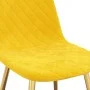 Sillas de comedor 2 uds terciopelo amarillo mostaza de vidaXL, Sillas de comedor - Ref: Foro24-325675, Precio: 132,82 €, Desc...
