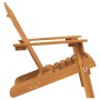 Silla de jardín Adirondack de madera maciza de acacia en Sillas de jardín | Comprar online en Foru.es
