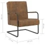 Silla voladiza de tela marrón de vidaXL, Sillones - Ref: Foro24-325734, Precio: 94,95 €, Descuento: %