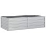 Arriate de acero galvanizado plateado 160x80x45 cm en Macetas y jardineras | Comprar online en Foru.es