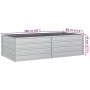 Arriate de acero galvanizado plateado 160x80x45 cm en Macetas y jardineras | Comprar online en Foru.es
