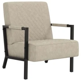 Sillón de cuero sintético gris claro de vidaXL, Sillones - Ref: Foro24-325755, Precio: 172,03 €, Descuento: %