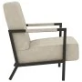 Sillón de cuero sintético gris claro de vidaXL, Sillones - Ref: Foro24-325755, Precio: 172,03 €, Descuento: %