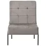 Hellgrauer Samt-Entspannungssessel 65x79x87 cm von vidaXL, Stühle - Ref: Foro24-325770, Preis: 95,71 €, Rabatt: %