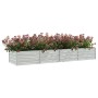 Arriate de acero galvanizado plateado 320x80x45 cm en Macetas y jardineras | Comprar online en Foru.es