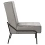 Hellgrauer Samt-Entspannungssessel 65x79x87 cm von vidaXL, Stühle - Ref: Foro24-325770, Preis: 95,71 €, Rabatt: %