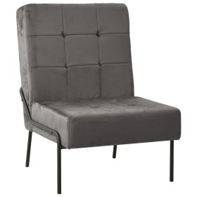 Silla de relajación de terciopelo gris oscuro 65x79x87 cm de vidaXL, Sillas - Ref: Foro24-325771, Precio: 98,26 €, Descuento: %