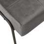 Silla de relajación de terciopelo gris oscuro 65x79x87 cm de vidaXL, Sillas - Ref: Foro24-325771, Precio: 98,26 €, Descuento: %