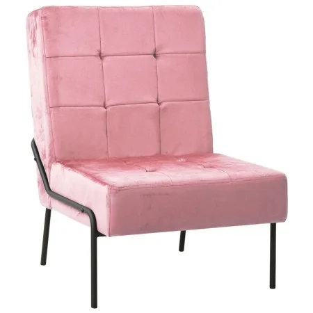 Silla de relajación de terciopelo rosa 65x79x87 cm de vidaXL, Sillas - Ref: Foro24-325774, Precio: 137,60 €, Descuento: %