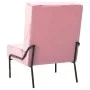 Silla de relajación de terciopelo rosa 65x79x87 cm de vidaXL, Sillas - Ref: Foro24-325774, Precio: 137,60 €, Descuento: %