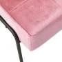 Silla de relajación de terciopelo rosa 65x79x87 cm de vidaXL, Sillas - Ref: Foro24-325774, Precio: 137,60 €, Descuento: %