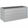 Arriate de acero galvanizado plateado 100x40x45 cm en Macetas y jardineras | Comprar online en Foru.es