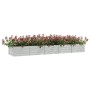 Arriate de acero galvanizado plateado 400x80x45 cm en Macetas y jardineras | Comprar online en Foru.es