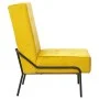 Silla de relajación de terciopelo amarillo mostaza 65x79x87 cm de vidaXL, Sillas - Ref: Foro24-325777, Precio: 147,38 €, Desc...