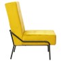 Silla de relajación de terciopelo amarillo mostaza 65x79x87 cm de vidaXL, Sillas - Ref: Foro24-325777, Precio: 149,05 €, Desc...