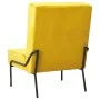 Silla de relajación de terciopelo amarillo mostaza 65x79x87 cm de vidaXL, Sillas - Ref: Foro24-325777, Precio: 147,38 €, Desc...