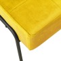 Silla de relajación de terciopelo amarillo mostaza 65x79x87 cm de vidaXL, Sillas - Ref: Foro24-325777, Precio: 149,05 €, Desc...