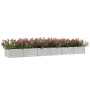 Arriate de acero galvanizado plateado 480x80x45 cm en Macetas y jardineras | Comprar online en Foru.es